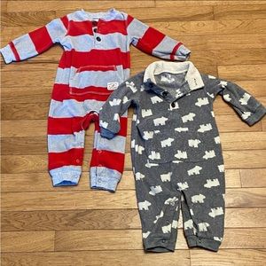 9/12 Month Carter’s Fleece Romper Bundle